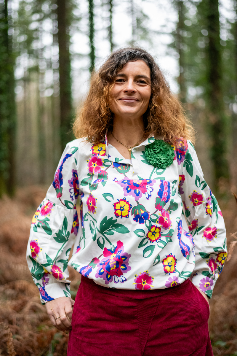 chemisier féminin confortable et élégant à porter en hiver ou à la mi-saison